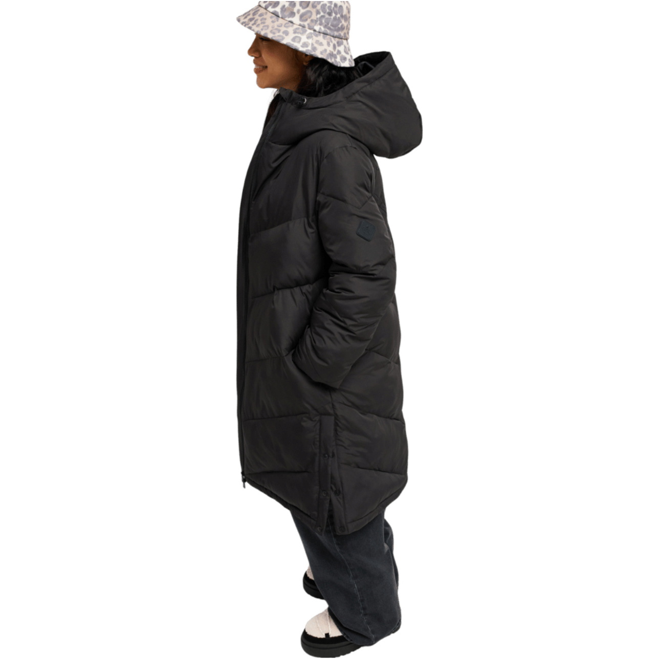 2026 Roxy Womens Shadow Wave Jacket ERJJK03724 - Anthracite